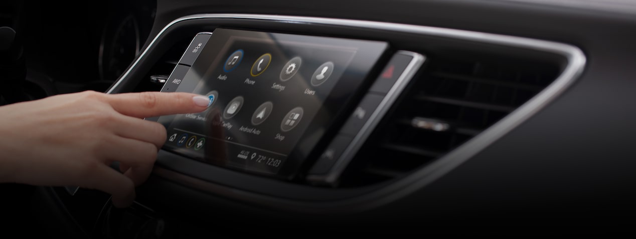 OnStar Connected Services Being Displayed on the Buick Infotainment System