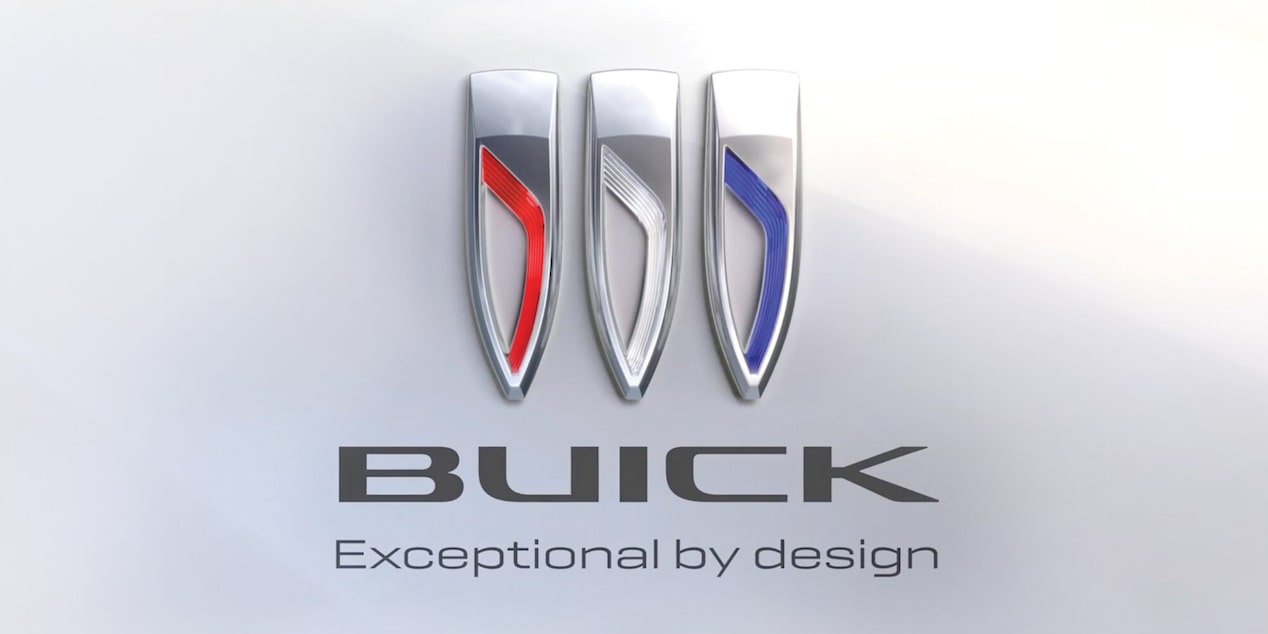 Buick Logo with Text Overlay "Exceptional by Design”