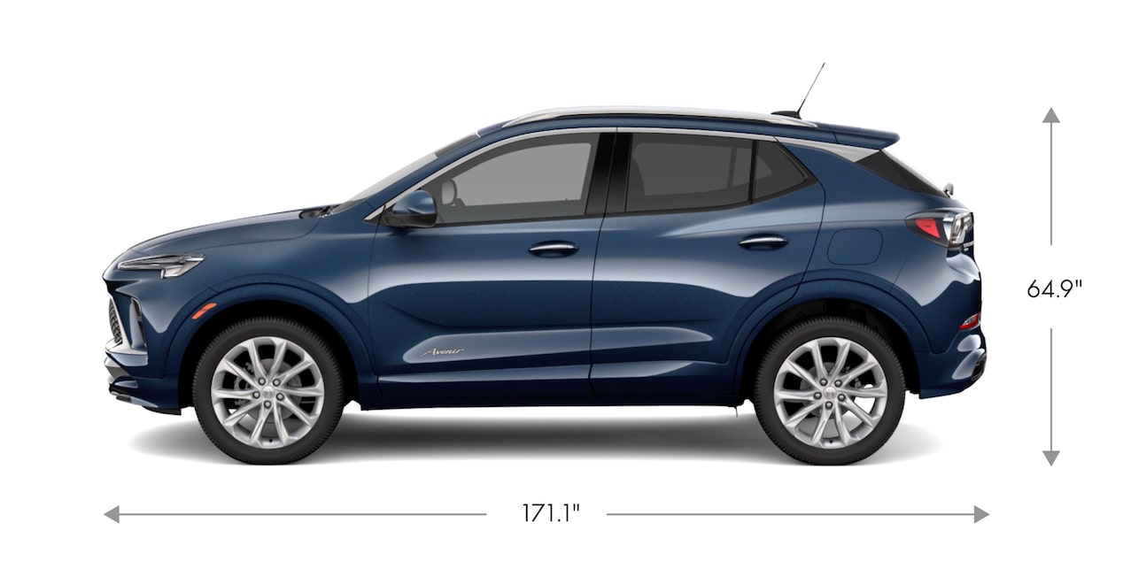 2024 Buick Encore GX Avenir Side Profile WIth Specs