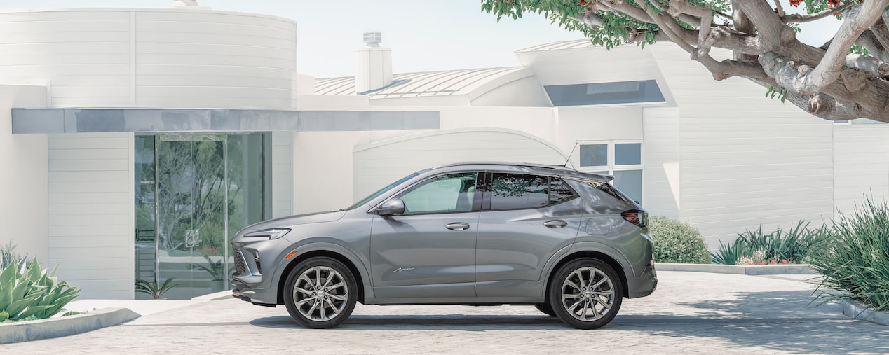 The Stunning New Buick Encore GX Parked in a Driveway