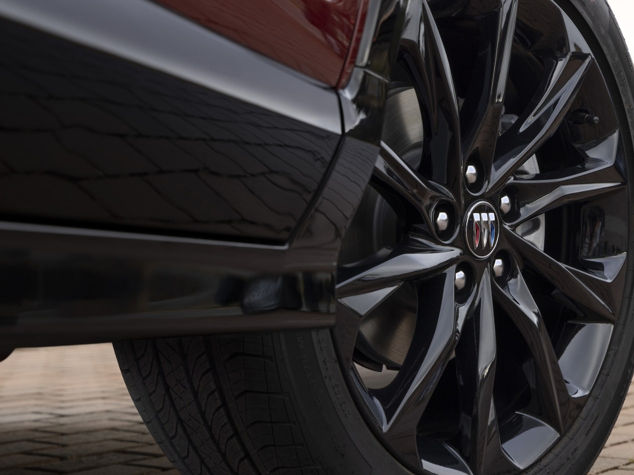 Close-Up View Of The 2024 Buick Encore GX ST Wheels