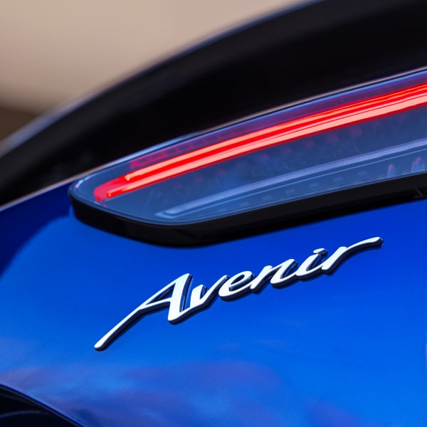 Close-up of Avenir Badging on a 2024 Buick Envision Avenir