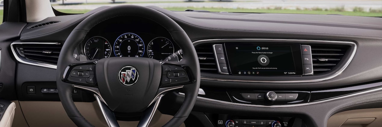  Alexa Built-in Navigation on a Buick Center Console Screen