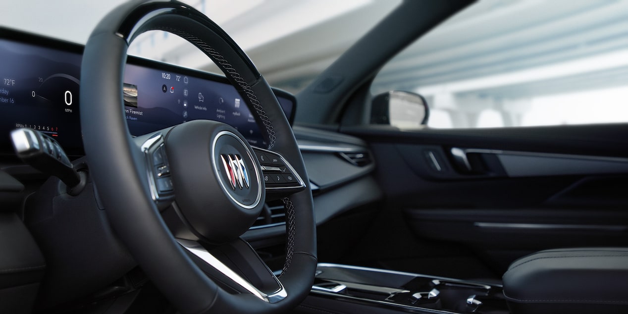 Low Side View of the Front Interior in a 2025 Buick Enclave