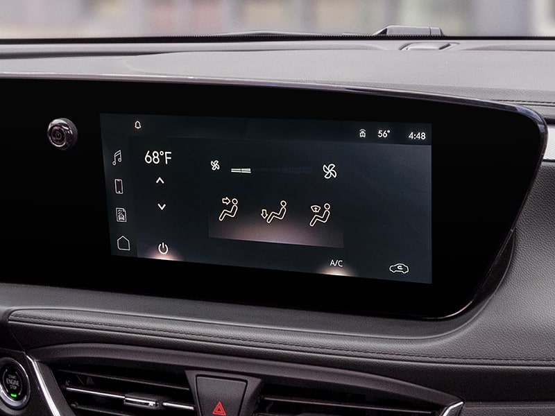 Close-Up View of thw 2025 Buick Encore GX Key Features Displayed on 11" Infotainment Screen