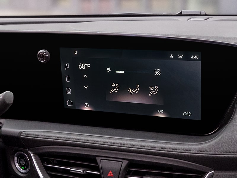 Close-up View of a 2025 Buick Encore GX Key Features Displayed on 11" Infotainment Screen