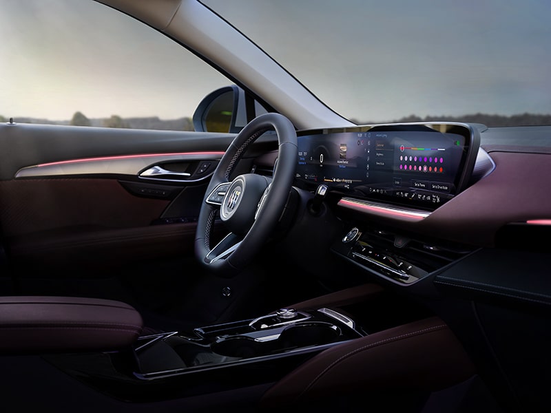 Side View of the Interior of a 2025 Buick Envision ST Sporty SUV