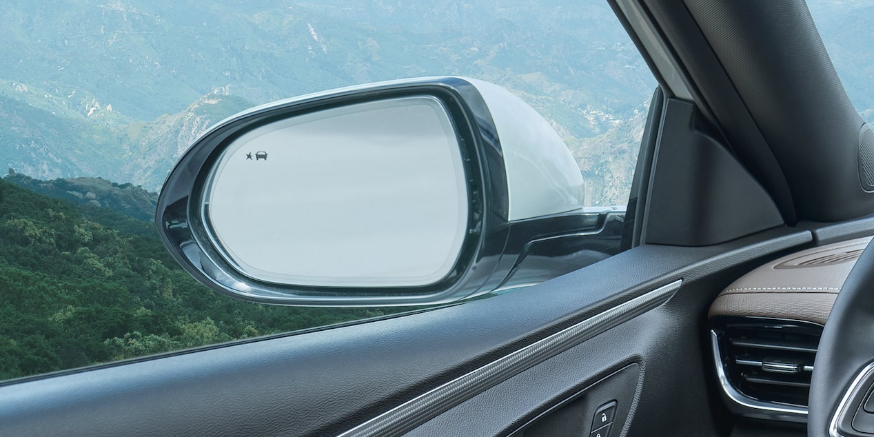 Close-up View of the 2025 Buick Envista Driver Side Mirror