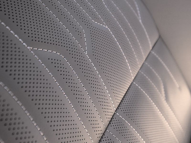 Close-up View of the 2025 Buick Envista Premium Interior Seat Stitching