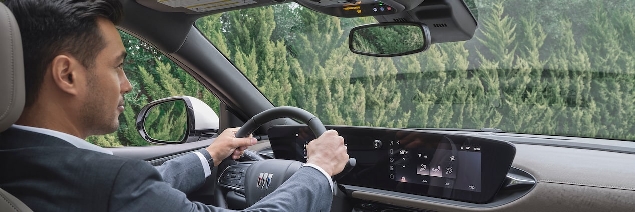 A Man Driving the Buick Envista