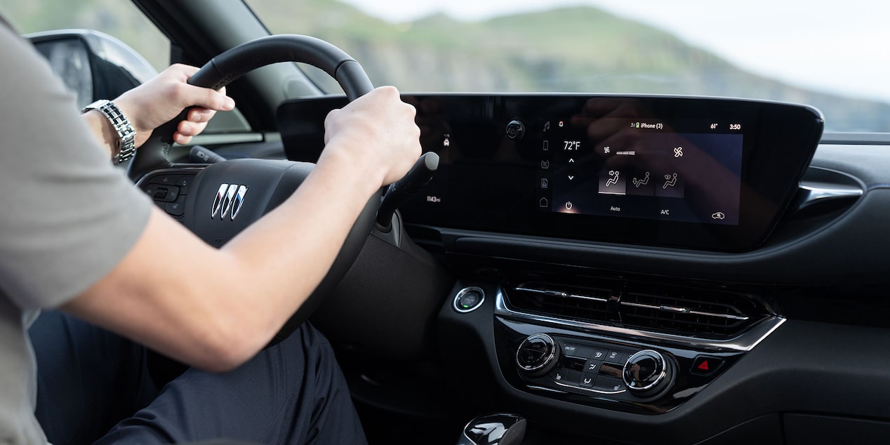 A Man Driving the Buick Envista