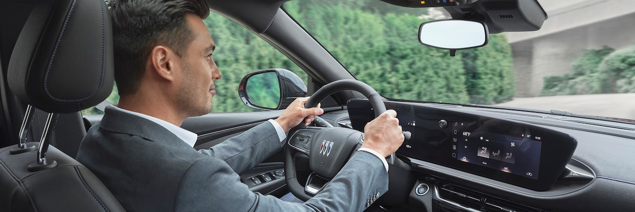 A Man Driving the Buick Envista